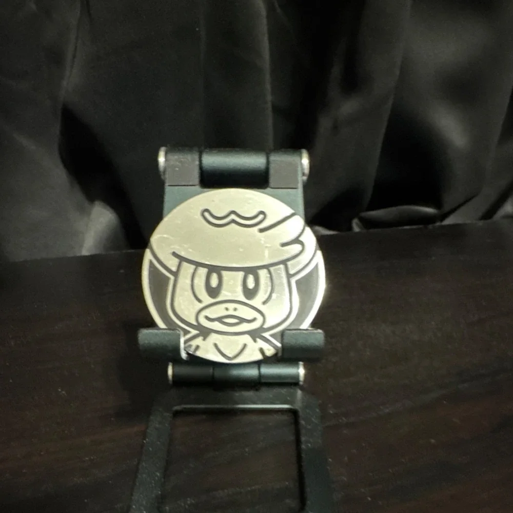 Nintendo Pokémon TCG Oshawott Embossed Metal Flip Coin 1.2in Silver/Black
